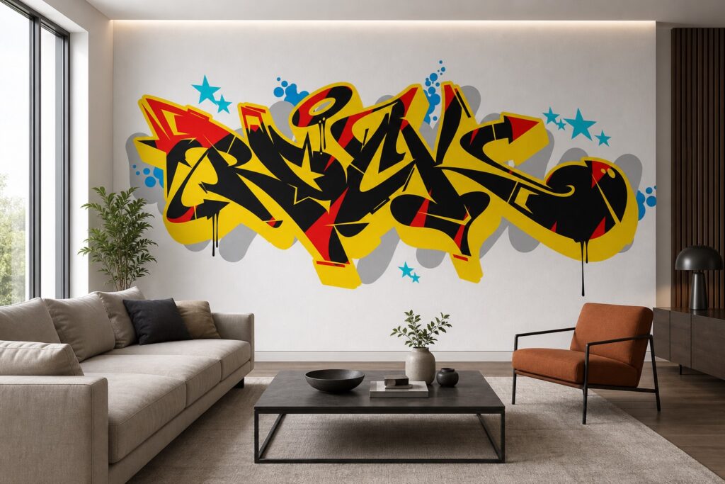 Fototapeta Rock Graffitti