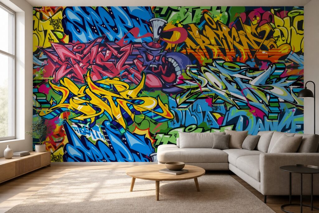 Fototapeta Kolorowe Graffitti