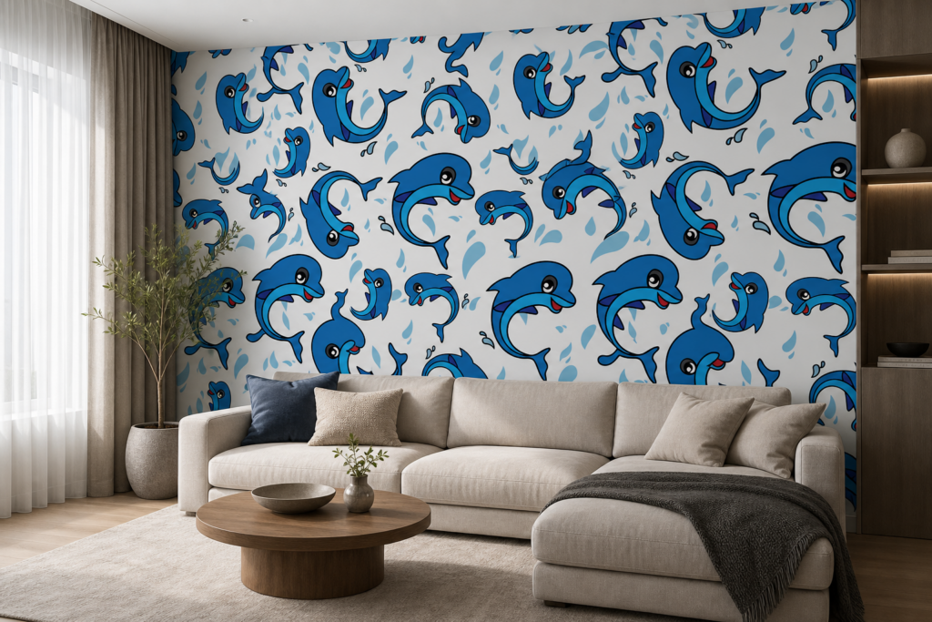 Fototapeta Delfinki