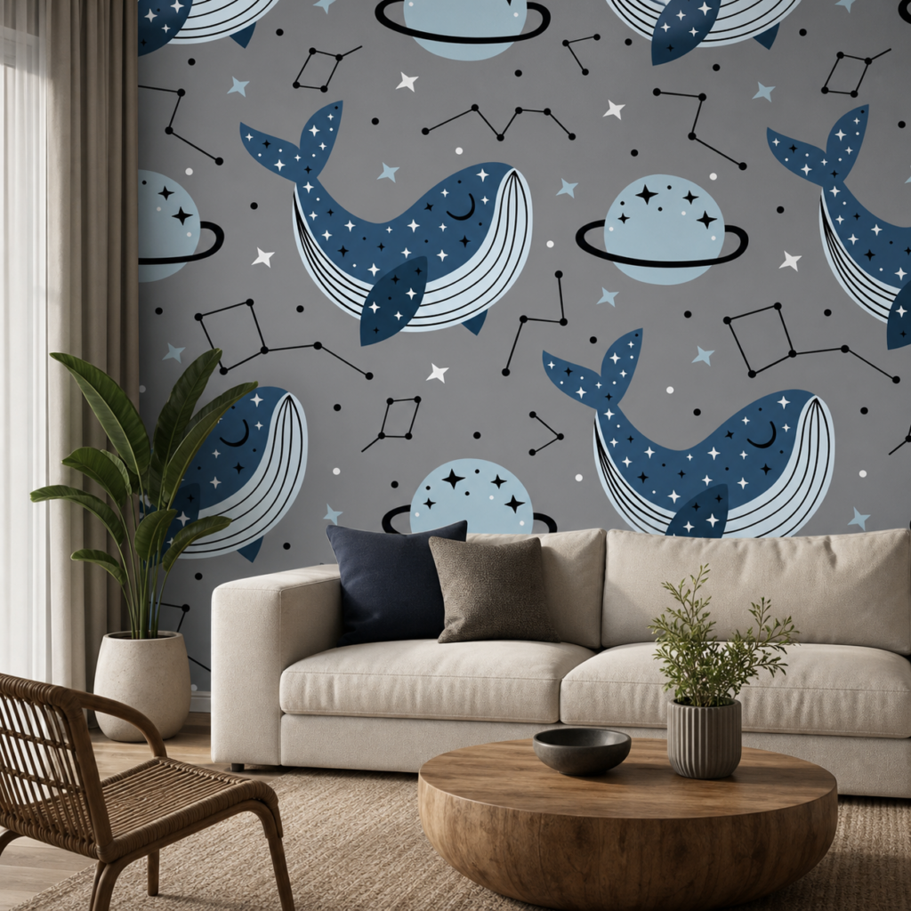 Fototapeta Delfiny i Gwiazdy