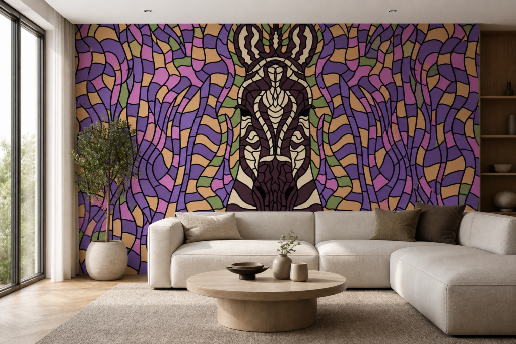 Fototapeta Zebra Graffiti