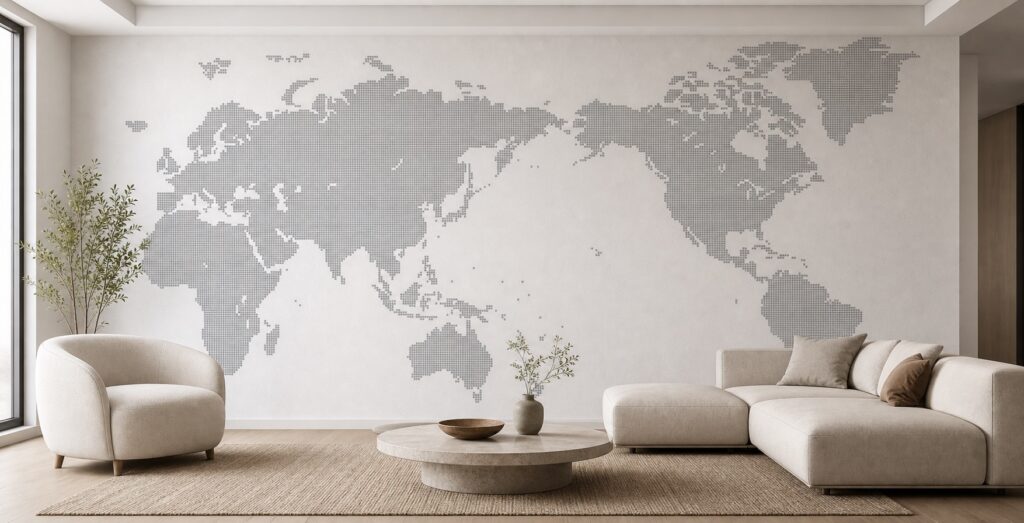 Fototapeta Mapa Świata — wzór 2