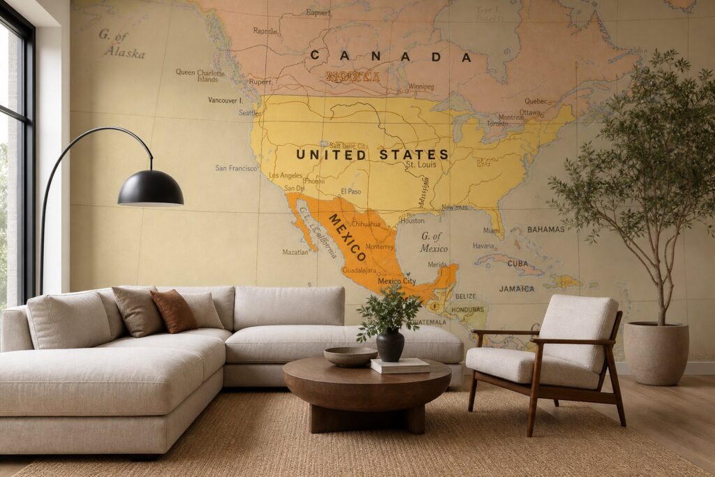 Fototapeta Mapa USA