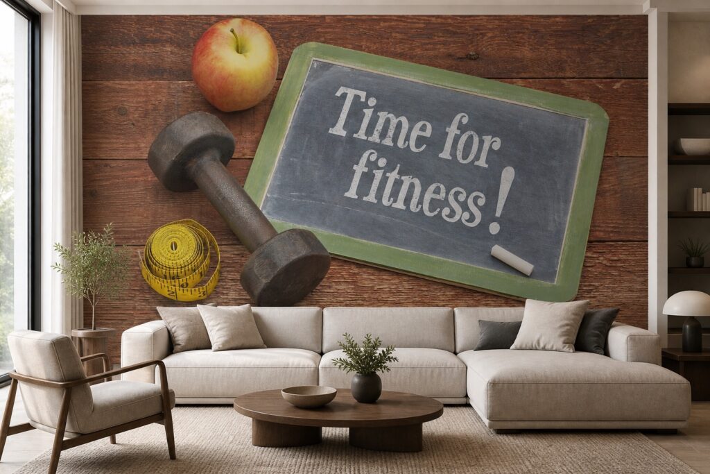 Fototapeta Time For Fitness