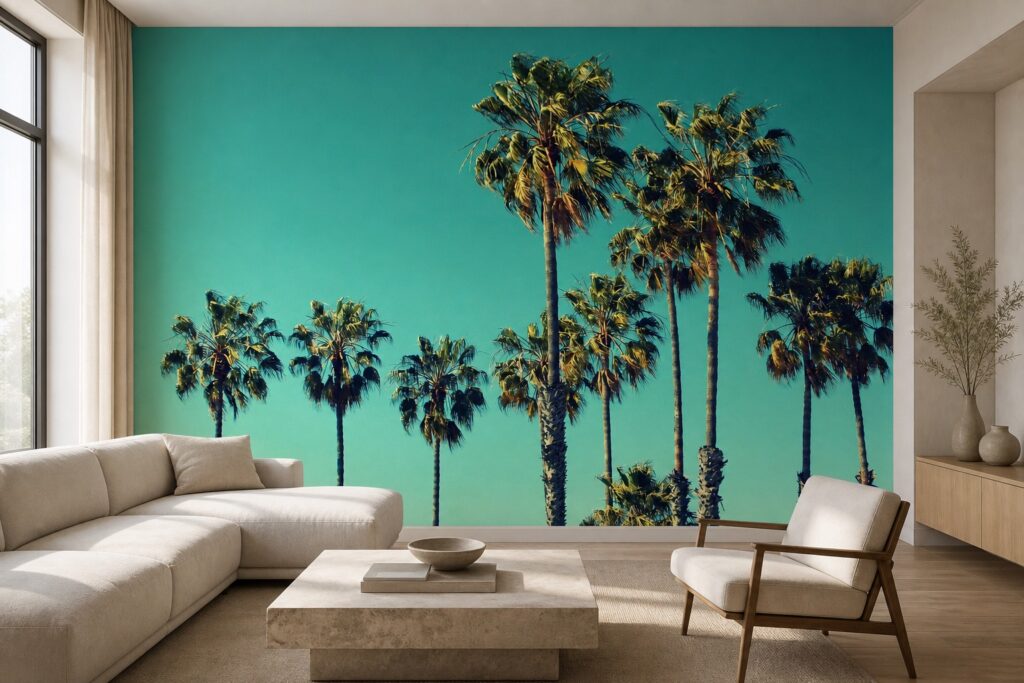 Fototapeta Zielone Palmy — wzór 3