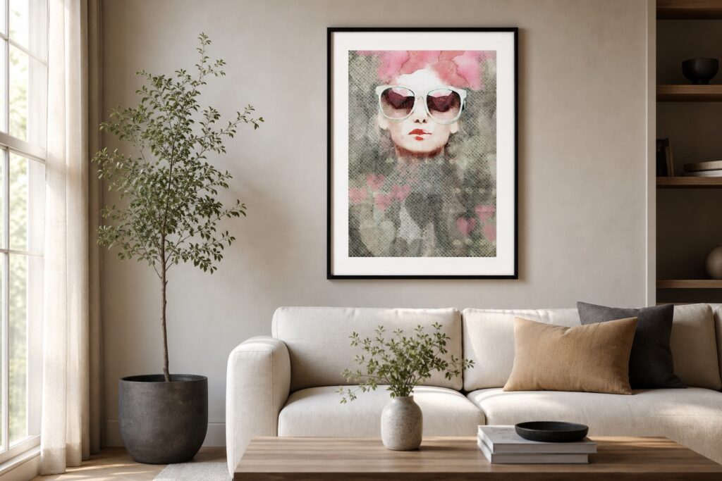 Plakat Akwarelowy Portret
