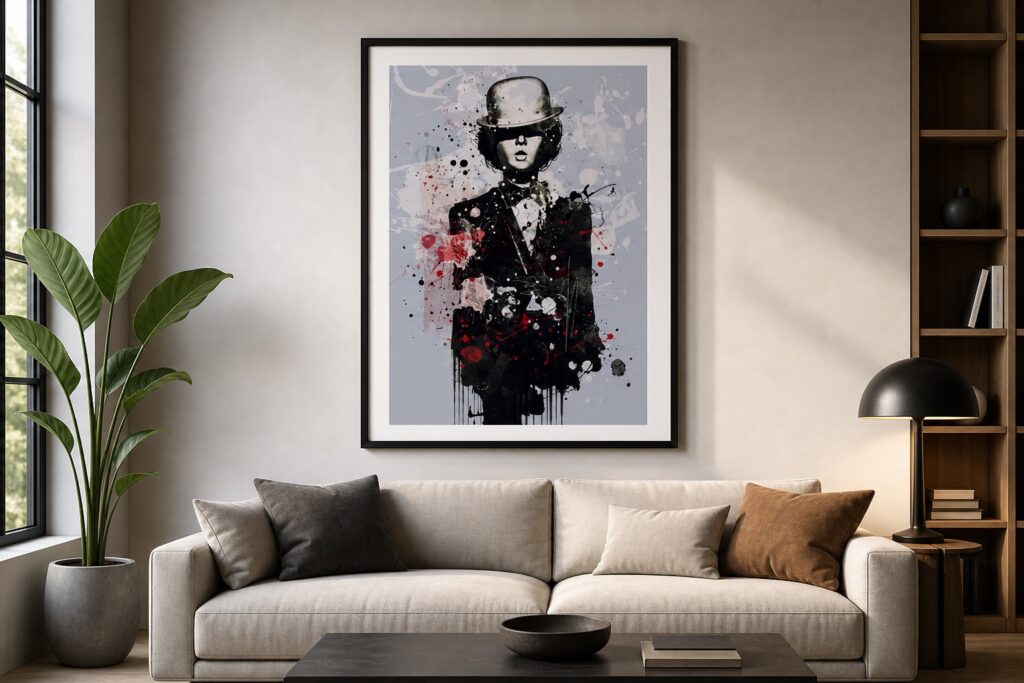 Plakat Kobieta Styl Kabaretu