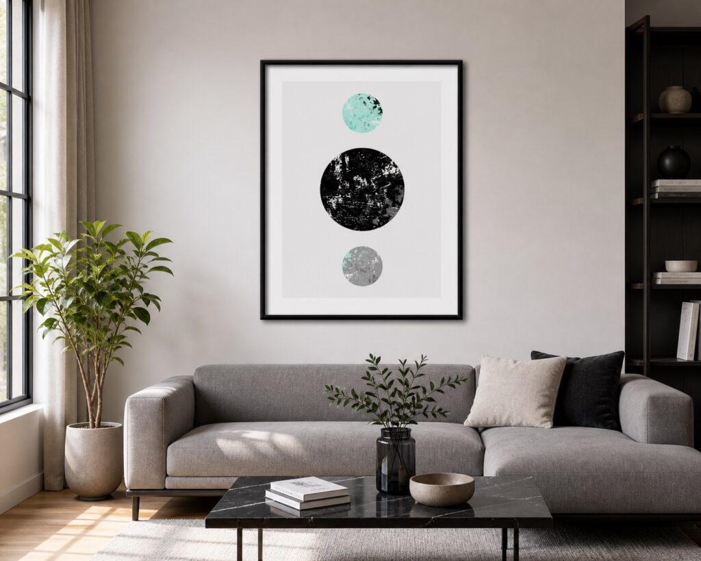 Plakat Geometryczny — wzór 2