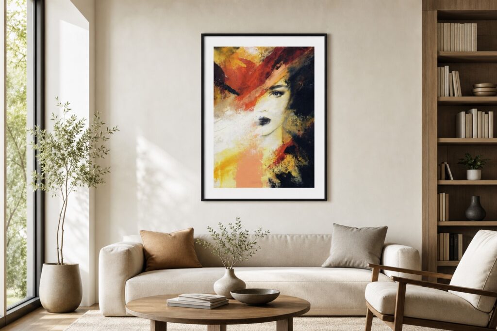 Plakat Portret Kobiety — wzór 2