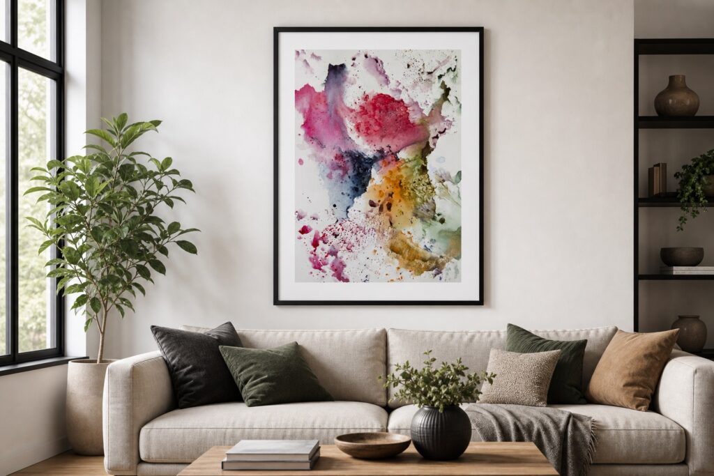 Plakat Abstrakcyjna Akwarela