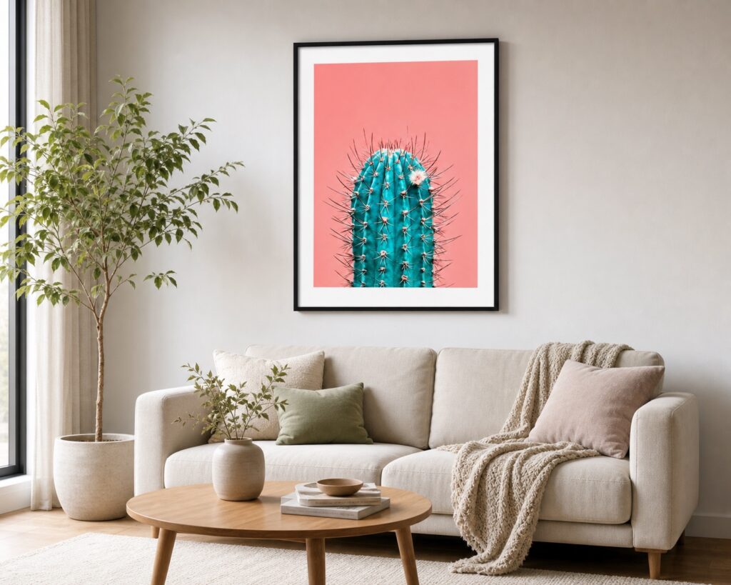 Plakat Zielony Kaktus