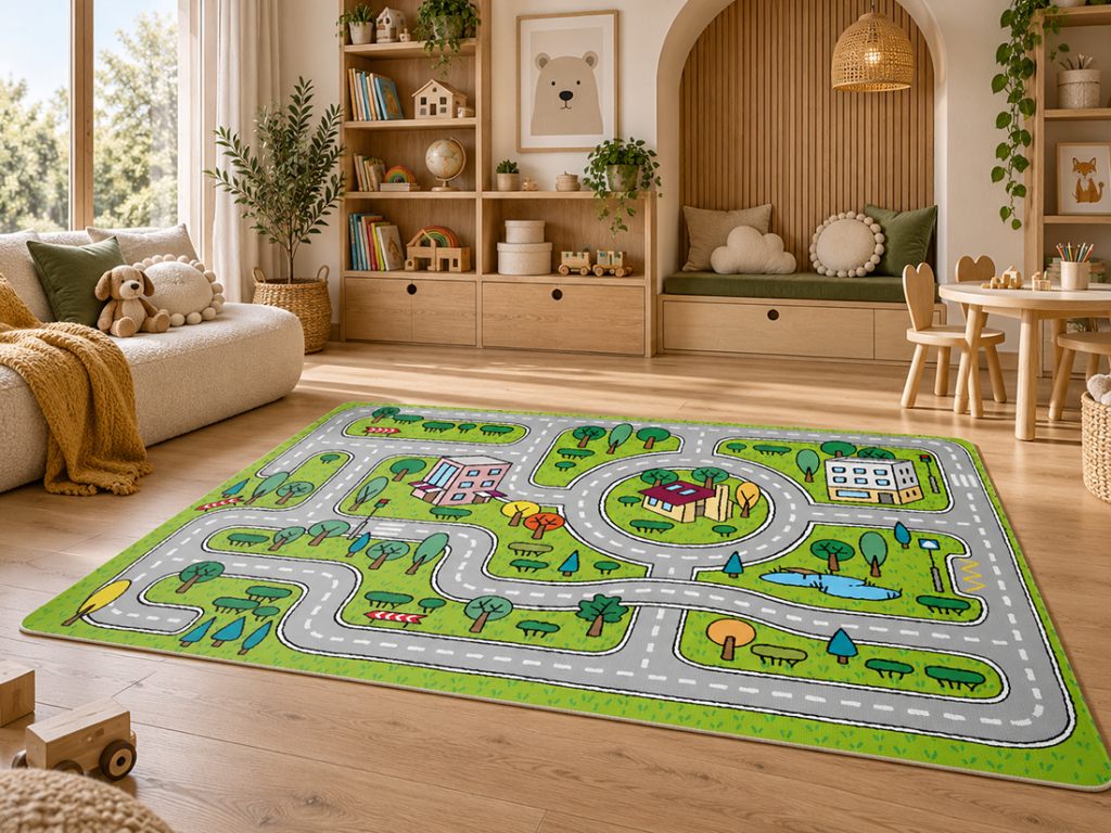Wykładzina PCV Duże Miasto dla Dzieci 200×150 cm