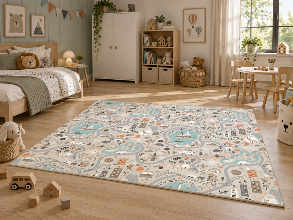 Wykładzina PCV Drogi przez Nowe Przygody 150×150 cm