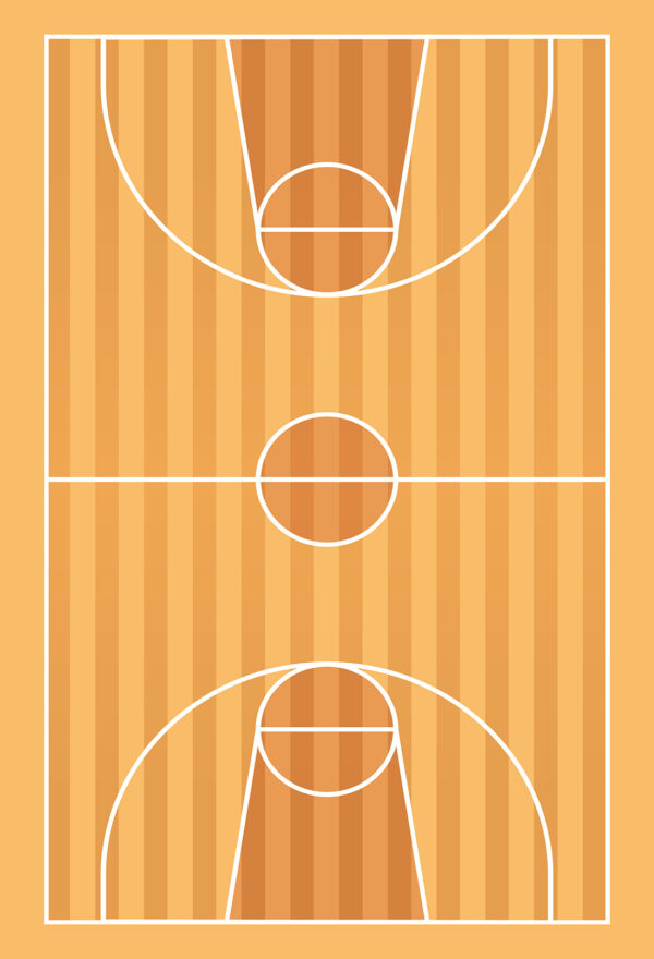 Wykładzina PCV Boisko do Koszykówki 150×220 cm