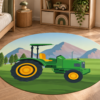 Wykładzina PCV Tiry na Niebieskim Tle dla Dzieci 100×150 cm