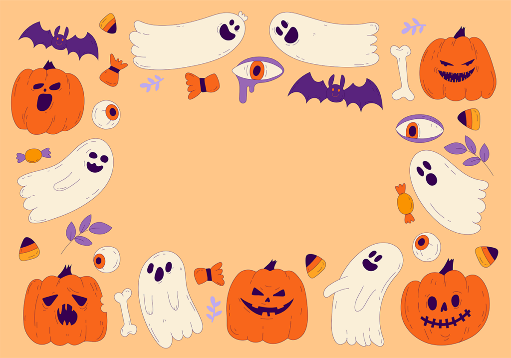 Wykładzina PCV Wesołe Halloween 100×70 cm
