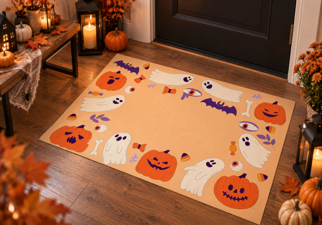 Wykładzina PCV Wesołe Halloween 100×70 cm