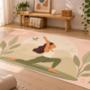 Wykładzina PCV Czarno Biała Kratka do Salonu 150×75 cm