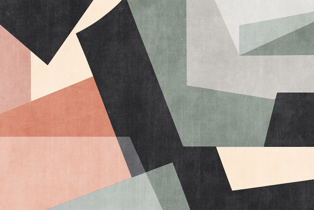 Wykładzina PCV Nowoczesna Abstrakcja Geometryczna 150×100 cm