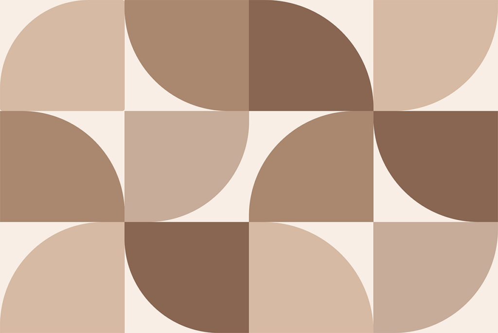 Wykładzina PCV Beżowo Brązowa Abstrakcja 150×100 cm