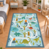 Wykładzina PCV Dinozaury i Wulkany dla Dzieci 150×100 cm