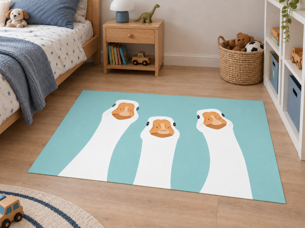 Wykładzina PCV Trzy Gęsi dla Dzieci 150×100 cm
