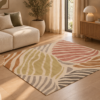 Wykładzina PCV Różowy Odcisk Psiej Łapy 150×150 cm