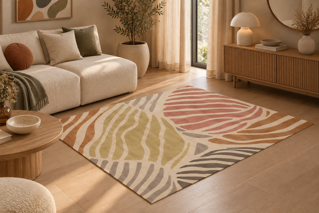 Wykładzina PCV Kolorowy Wzór Zebra 150×100 cm
