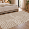 Wykładzina PCV Retro Zielone Fale do Salonu Sypialni 150×100 cm
