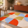 Wykładzina PCV Pastelowe Pasy do Salonu Sypialni 150×100 cm