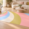 Wykładzina PCV Kolorowe Łezki do Salonu Sypialni 150×100 cm