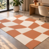 Wykładzina PCV Beżowo Brązowa Abstrakcja 150×100 cm