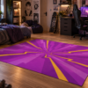Wykładzina PCV Abstrakcja Jesienne Pasy do Salonu Sypialni 150×100 cm
