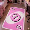 Wykładzina PCV Karta Stop z Gry UNO 100×150 cm